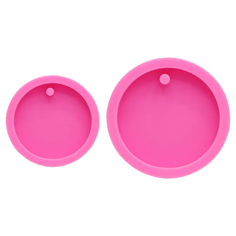 

Round Circle Silicone Mold for Keychain Resin Craft DIY Epoxy Jewelry