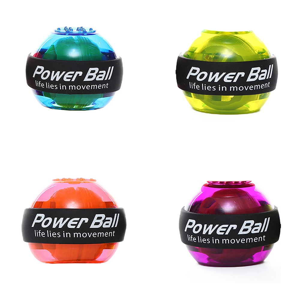 LED Wrist ball Trainer Relax Gyroscope Ball Strengthener Muscle Power Ball Gyro Arm Exercise Machine Gym Fitness Equipment