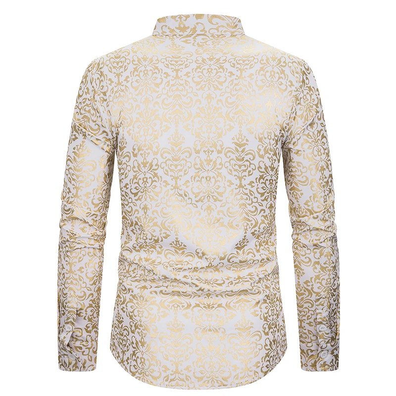 2019 мужские рубашки деловые в повседневном стиле хлопок полиэстер однобортный