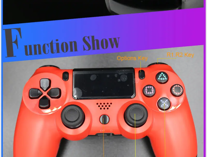 Dualshock 4 проводной джойстик usb для PS4 PRO джойстик геймпад двойной шок для PS4 консоль для Playstation 4 PS3 PC