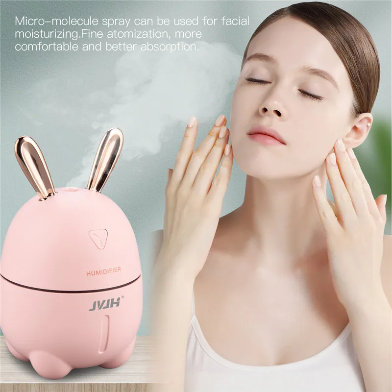 Ультразвуковой мини увлажнитель воздуха 300 мл аромадиффузор эфирного масла для