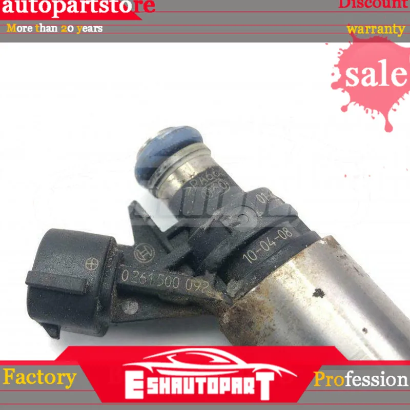

4 pcs 16600-1KC0A 0261500092 Fuel Injector For Nissan 2011-2014 1.6L MR16DDT 16600 1KC0A 166001KC0A