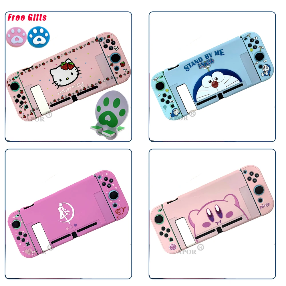 Жесткий чехол для Nintendo Switch с 10 рисунками защита от царапин и пыли защитный