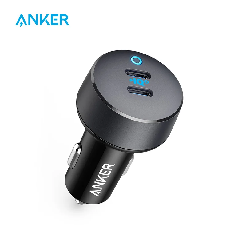 

Anker USB C Car Charger, 36W 2-Port PowerIQ 3.0 Type C Car Adapter, PowerDrive III Duo with Power Delivery for iPhone and more