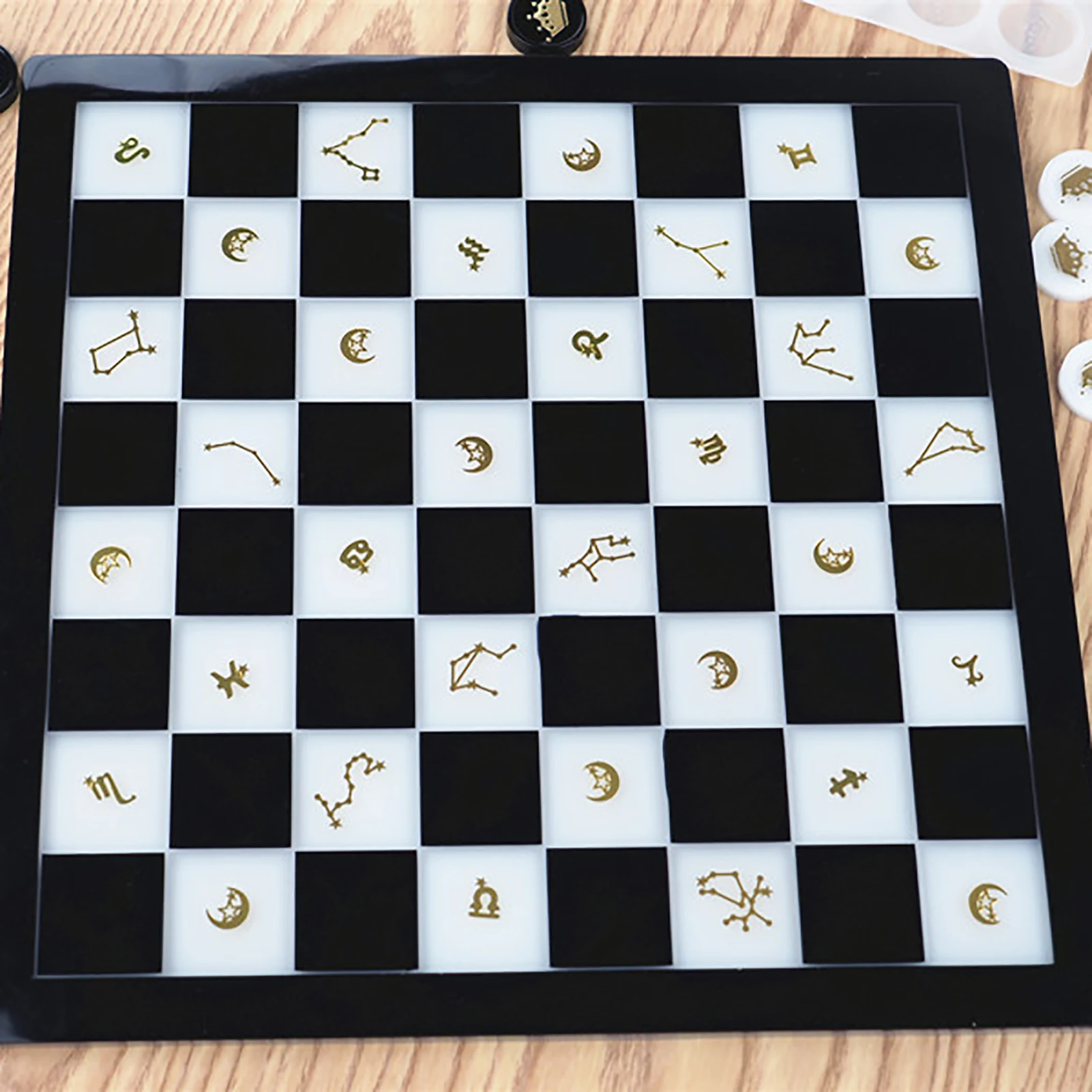 

Handmade Mold International Checker Clear Silicone Mould DIY Silicone Molds Resin Casting Mold Crystal Epoxy Mold