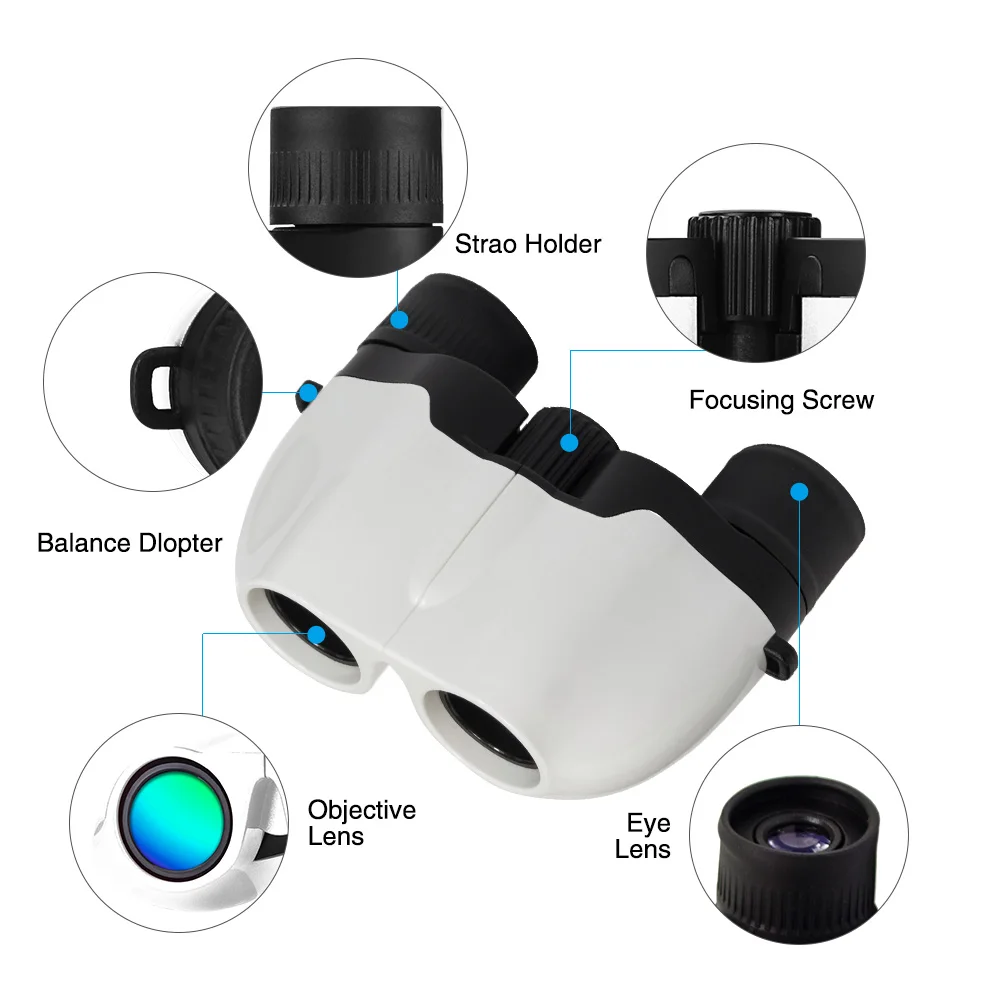 Мощный складной бинокль Hd дальность 1000 м для активного отдыха охоты спорта