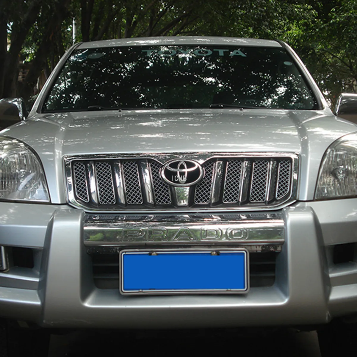 Передняя сетка из нержавеющей стали для Toyota Land Cruiser Prado 120 2003 2004 2005 2006 2007 2008 2009