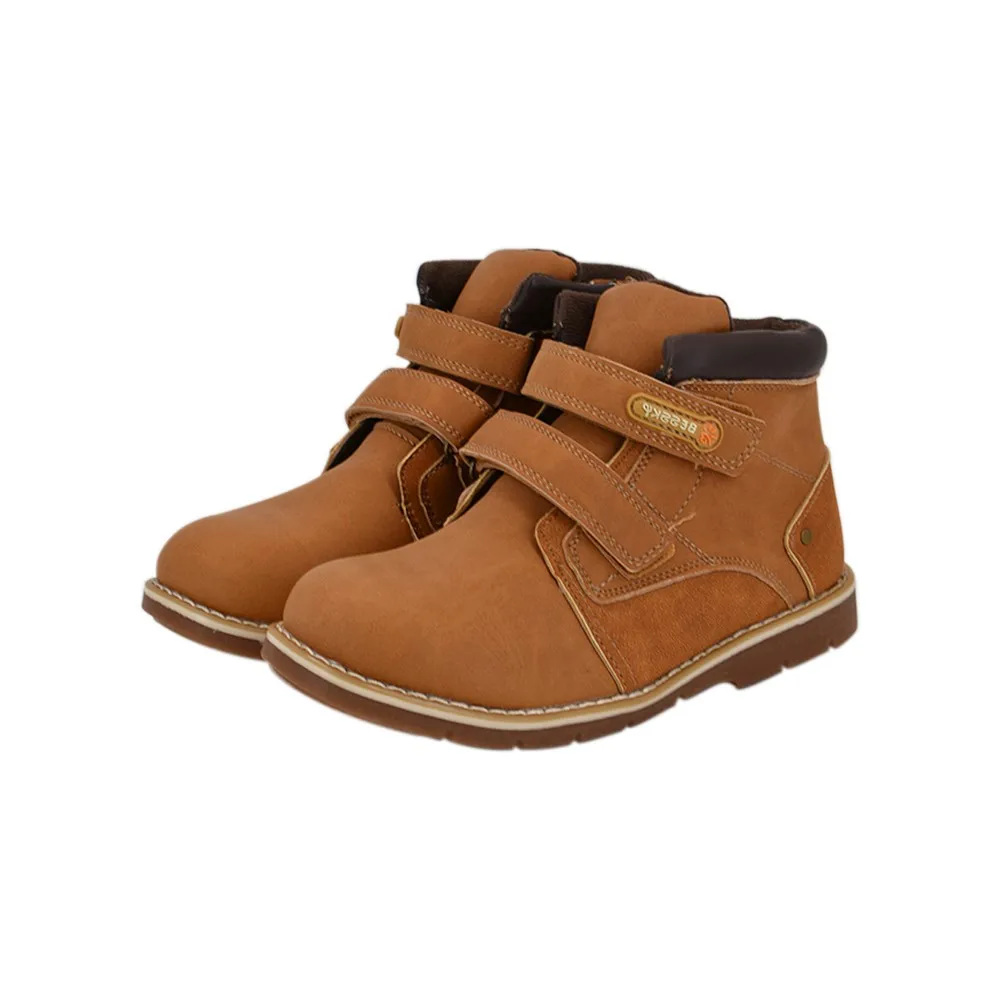 Bessky/осень-зимамальчики детские кроссовки Коричневие Ботинки Martin обувь