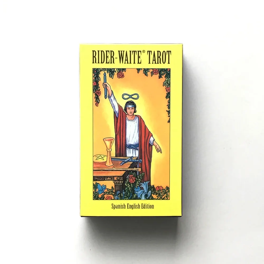 НОВЫЙ Испанский английская версия Rider ждать колода карт Таро Гадания и