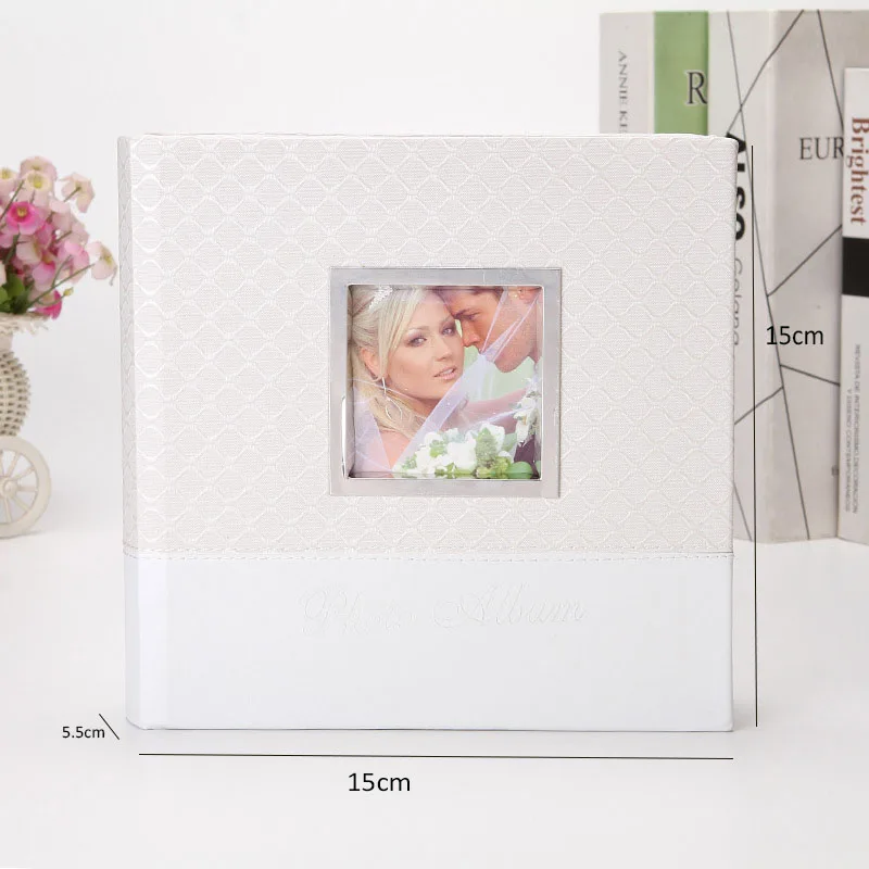 6 дюймовый фотоальбом из искусственной кожи коробка для хранения винтажный