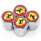 Автомобильный Стайлинг Кепка с эмблемой, чехол для Ferrari, Калифорния, GTC4, Lusso F430, 458, 488, 599, 4 шт.