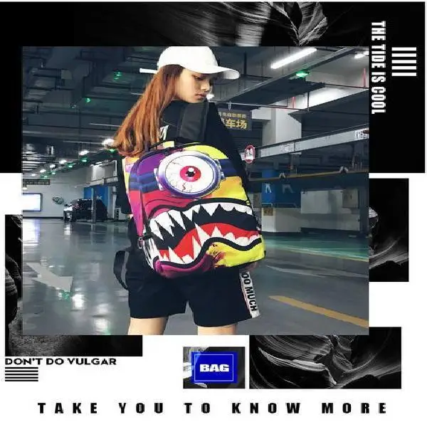 

Skull School Bags for Teenage,Canvas Backpack,Phone Pouch,Teenager Bag,Large Capacity Middle High College Teen Schoolbag
