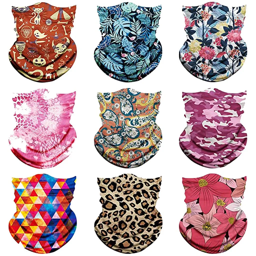 

Unisex Outdoor Headband Scarf Neck Windproof Sun Protection Bandana Wind-proof Sand-proof Multicolor Abstract Outdoor Mask