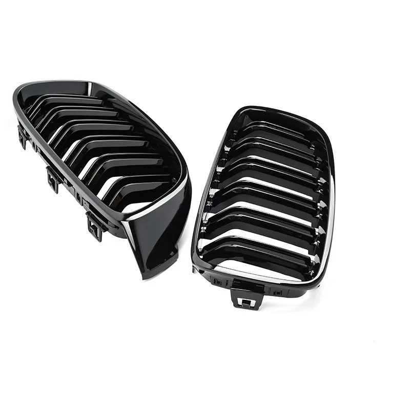 

1 Pair Front Kidney Sport Grille Racing Grill Double Slat for BMW F32 F33 F36 F82 420i 428i 435i M4 2014-2018 Car Styling