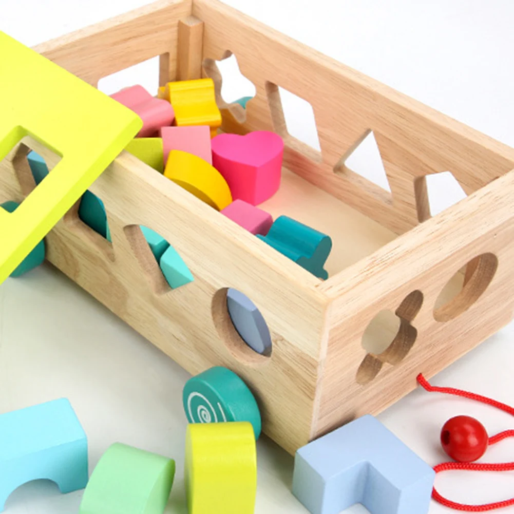 Деревянные разноцветные детские игрушки в форме цифр|Сортеры| |