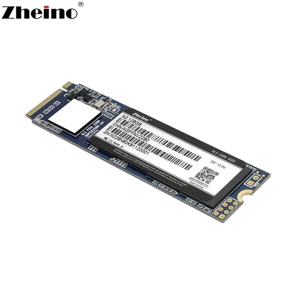 Zheino M.2 PCIe SSD N2 128 ГБ NVMe 2280 мм NGFF для ноутбука Внутренний твердотельный жесткий