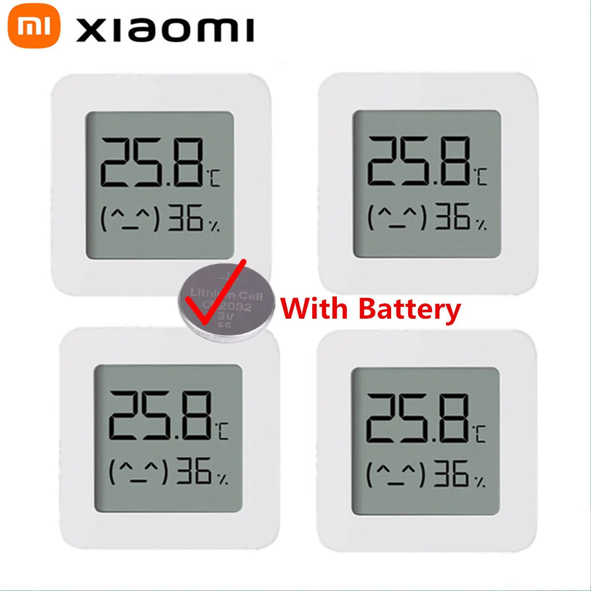 

Термометр XIAOMI Mijia, цифровой гигрометр с поддержкой Bluetooth, работает с приложением Mijia