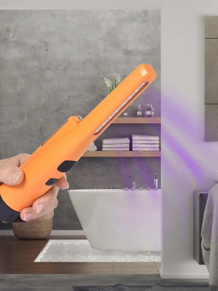 

Ultraviolet UVC Lamp Portable Handheld USB Rechargeable UV Light For Indoor Outdoor Disinfection