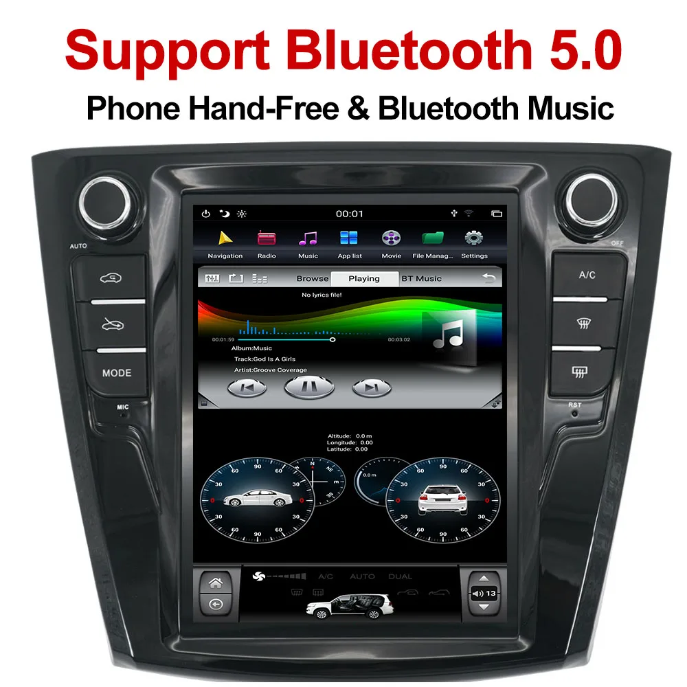YAZH 10.4" IPS Auto Radio Player For Renault Kadjar 2016 2017 With Android 8.1 Display Bluetooth 5.0 steering wheel control |
