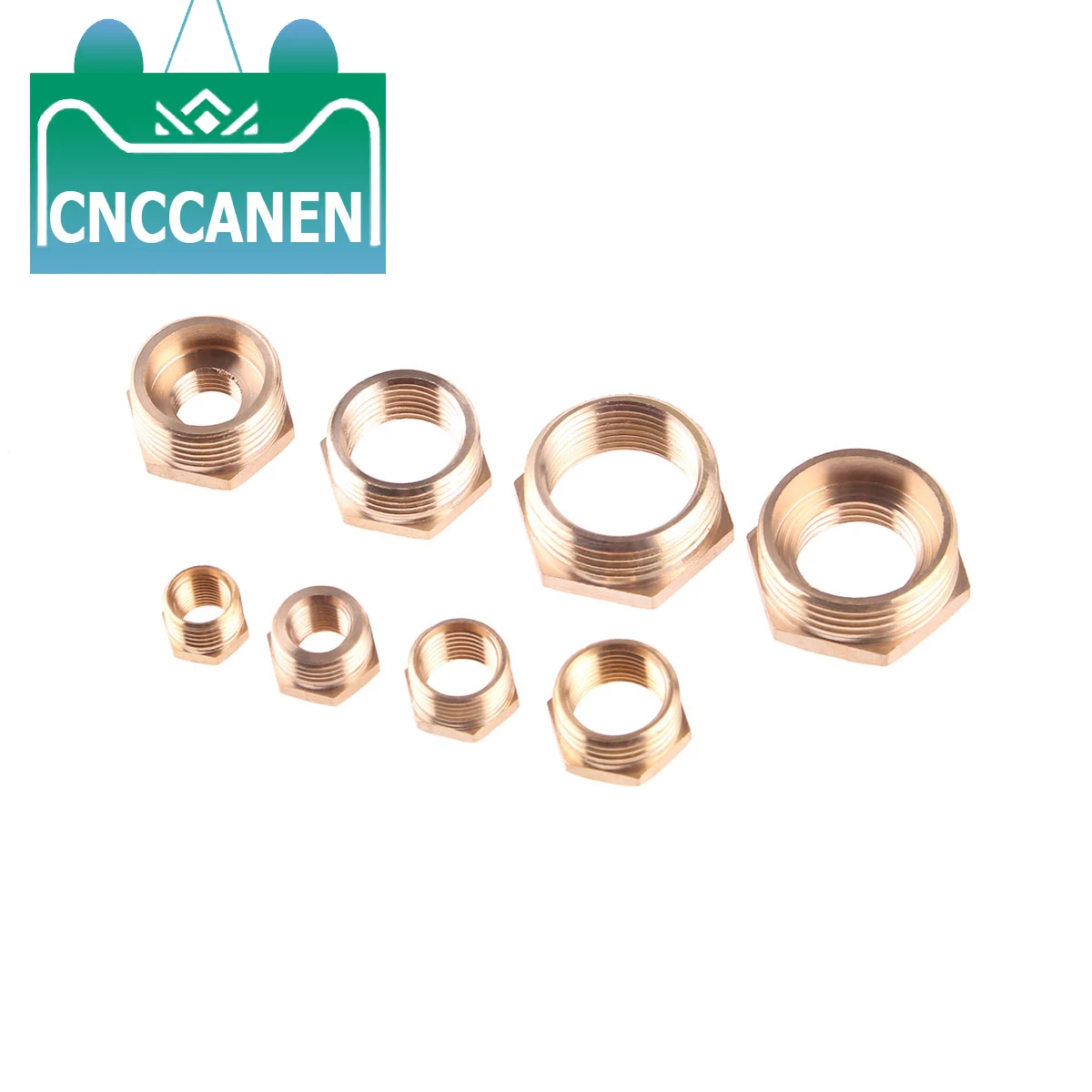 

Brass Hex Reducer Bushing M/F 1/8" 1/4" 3/8" 1/2" 3/4" 1" BSP Male to Female Reducing Bush Coupler Connector Adapter Fitting