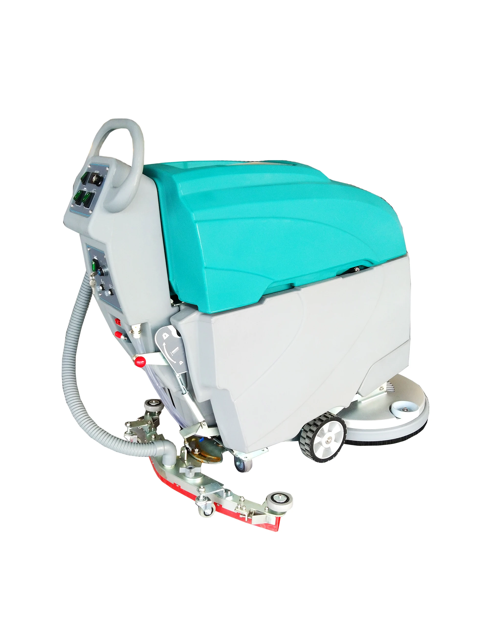 

2021 New style commercial walk behind floor scrubber use for office supermarket