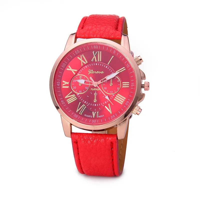 2021 High-end Brand Leather Quartz Watches, Ladies and Men's Fashion Watches, Women's Red Watches, Couple Watches