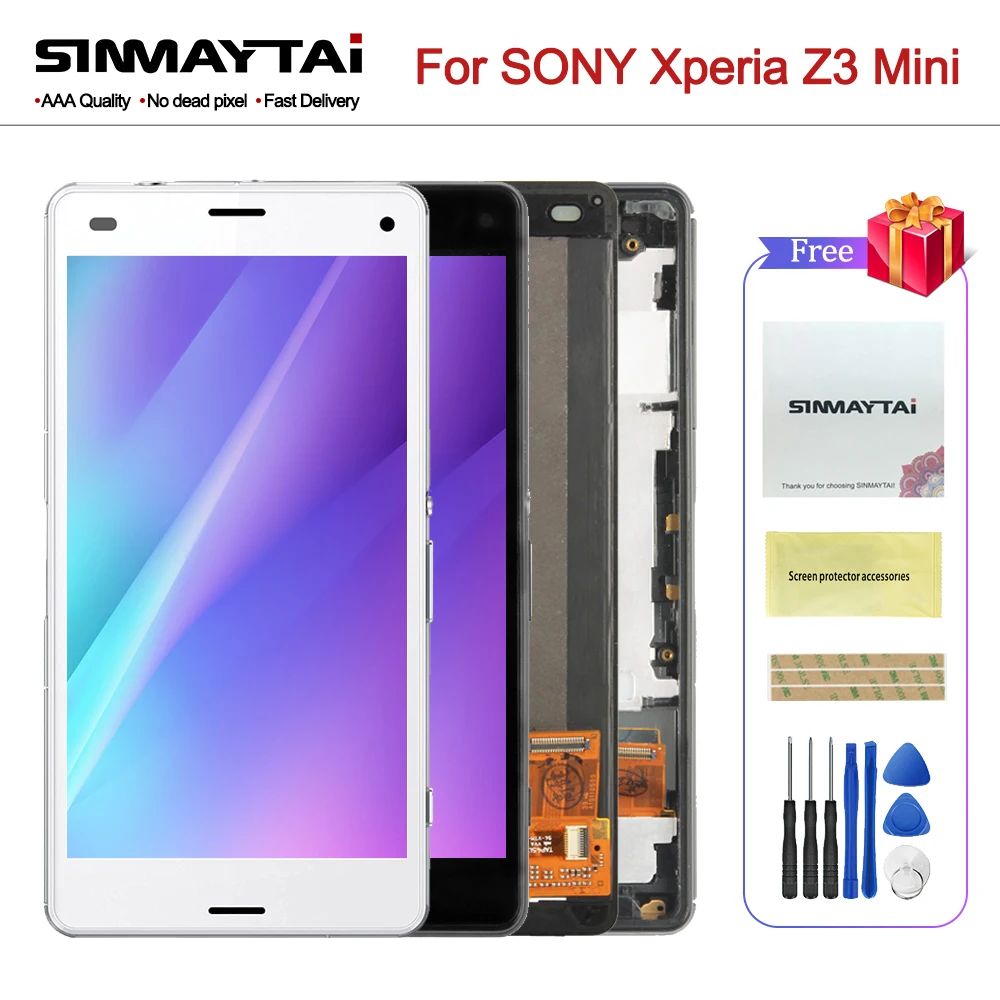 ЖК дисплей 4 6 &quotдля Sony Xperia Z3 Compact D5803 D5833 сенсорный экран с дигитайзером в сборе для