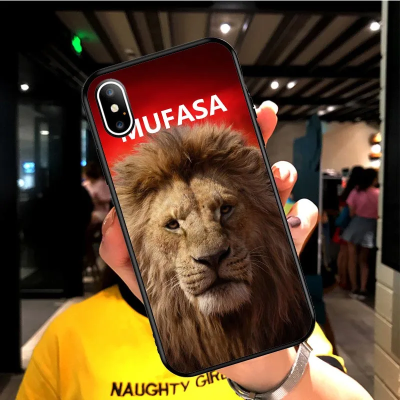 Король Лев nala Simba timon мягкий силиконовый черный чехол для телефона чехол для iPhone 5 5S SE 6 6s Plus 7 8 plus X Xs XR max Coque - Цвет: TPU