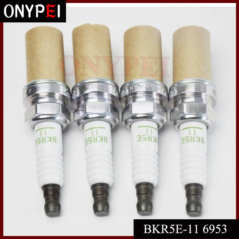 4 шт./лот нормальный Свеча зажигания BKR5E11 6953 для Hyundai Mazda Toyota Suzuki Mitsubishi BKR5E 11 6953|plug