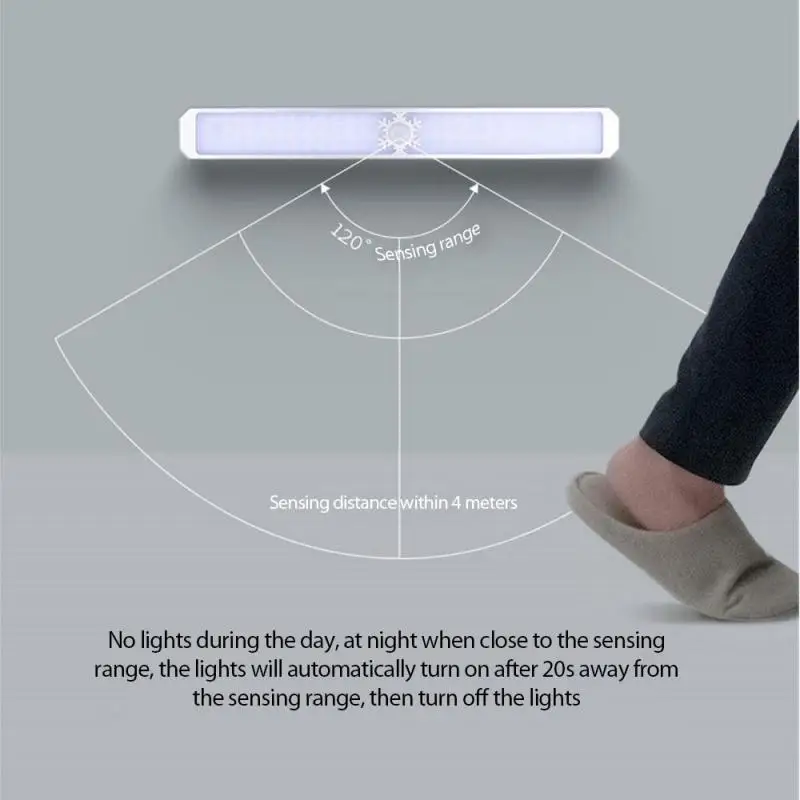 

Smart LED Lamp Kitchen Light Touch Sensor Hand Human Body Motion Infrared High Brightness Backlight For Cabinet Wardrobes