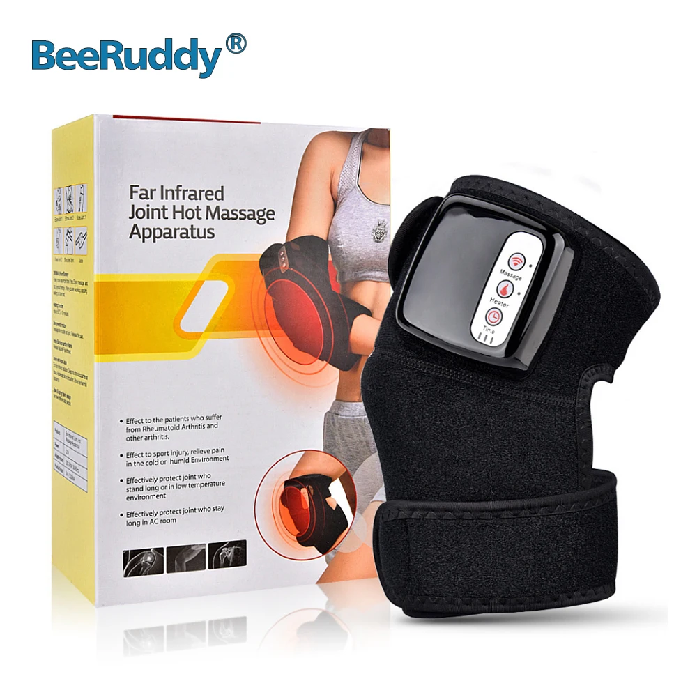 

Electric Heating Knee Massager Far Infrared Joint Brace Support Vibrador Back Shoulder Massager Knee Pain Relief Leg Massagerr