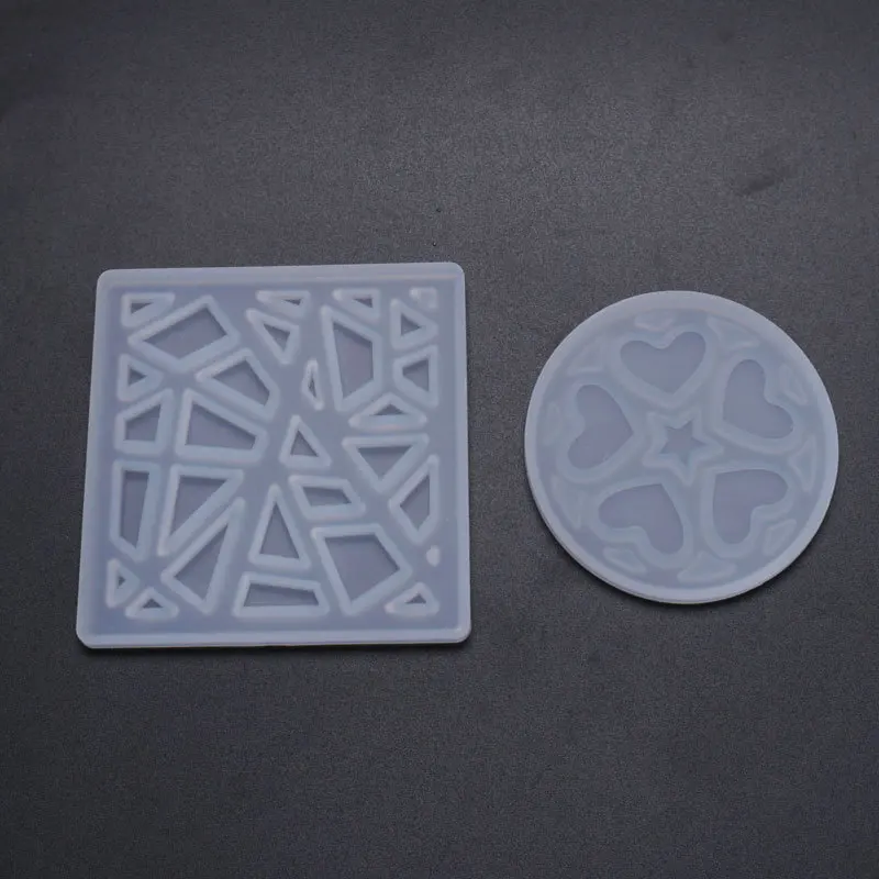 1pcs Geometric Translucent Silicone Mold DIY Jewelry Making Tool Moulds UV Epoxy Resin Decorative Craft |