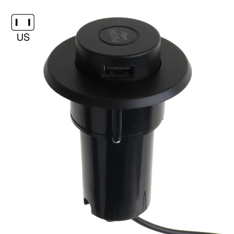 Настольное зарядное устройство со встроенным USB портом и разъемом US/EU|USB-хабы| |
