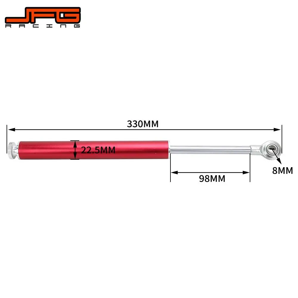 Универсальный демпфер для мотоцикла с ЧПУ 330 мм рулевого управления