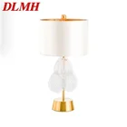 Современная простая настольная лампа DLMH с диммерным светом E27, роскошный декоративный светодиодный светильник для дома, фойе, гостиной, спальни