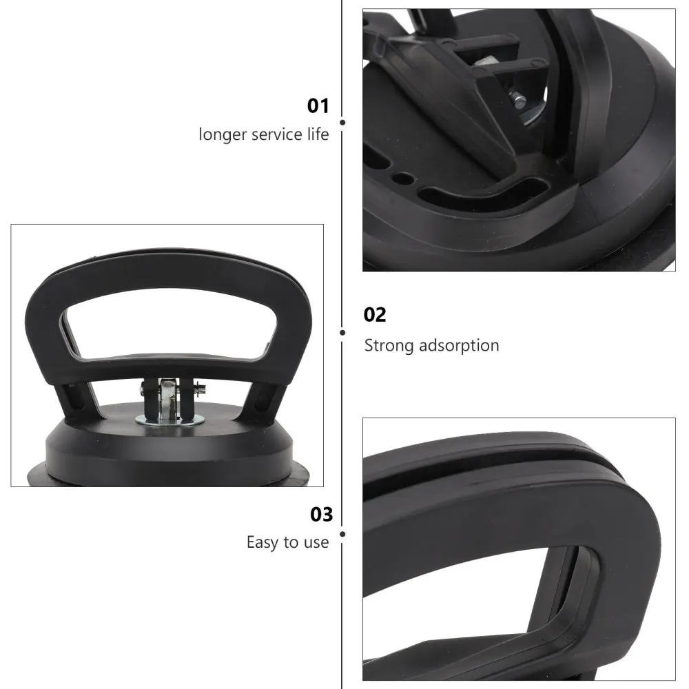 

1Pc Suction Lifter Glass Floor Tile Vacuum Lifter Durable Lifting Tool Black
