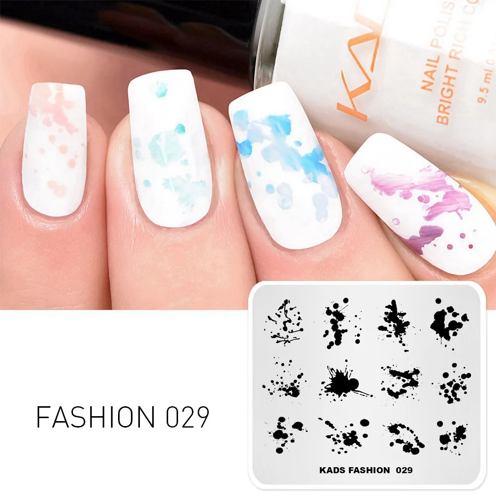 Fashion 029 Нейл-арт шаблоны для стемпинга для нейл-арта 36 дизайнов цветок бабочка геометрическое изображение штамп Шаблон трафарет Инструменты для маникюра - Цвет: Fashion 029