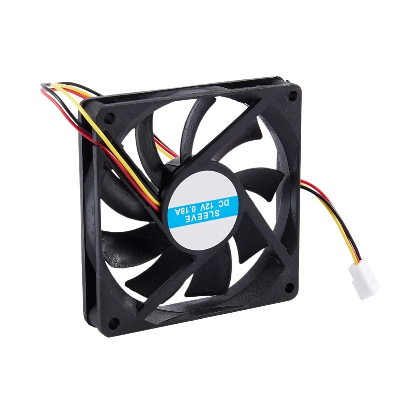 12V 3 Pin CPU вентилятор Радиатор кулер радиатор для ПК 80x80x15mm|Кулеры и системы