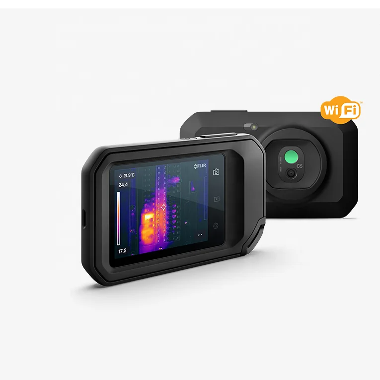 

Инфракрасный Тепловизор FLIR C5 с функцией Wi-Fi и облачного подключения, тепловизор, карманная ИК-камера размера, тепловой датчик 160*120