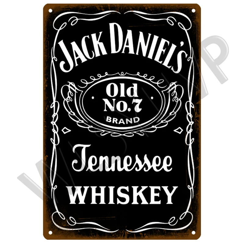 

Jack Retro Metal Sign Tin Sign Whisky Belgium Beer Plaque Metal Wall Decor Vintage Decor Poster Plates Man Cave Shabby Chic