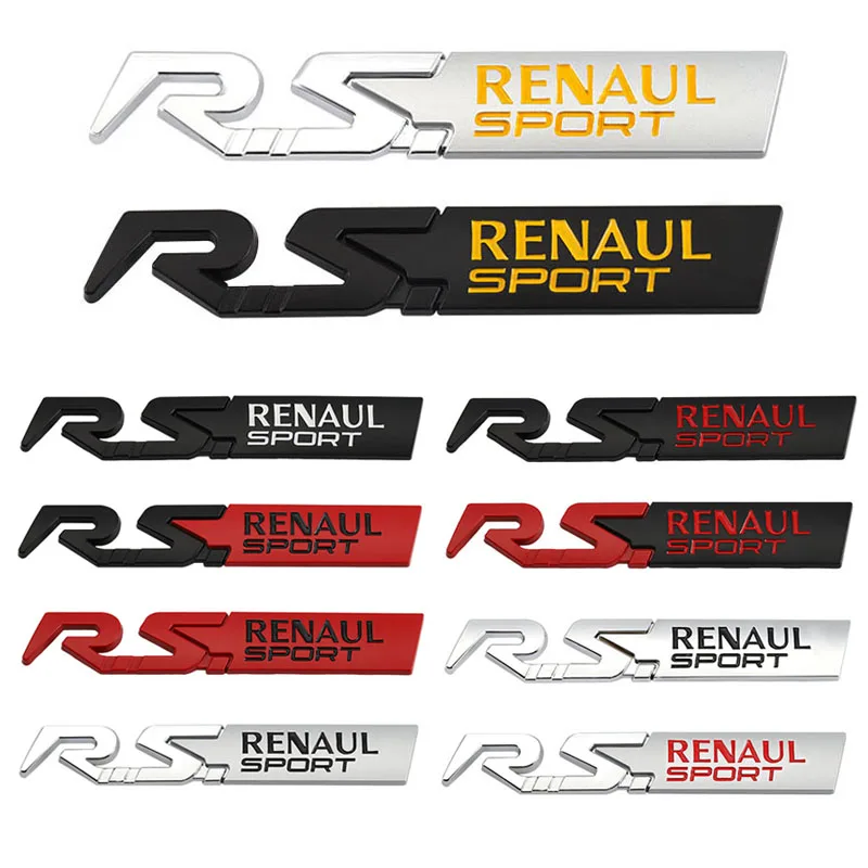Автомобильная наклейка RS Спортивная с эмблемой для Renault Megane Scenic laguna Logan Koleos Sandero