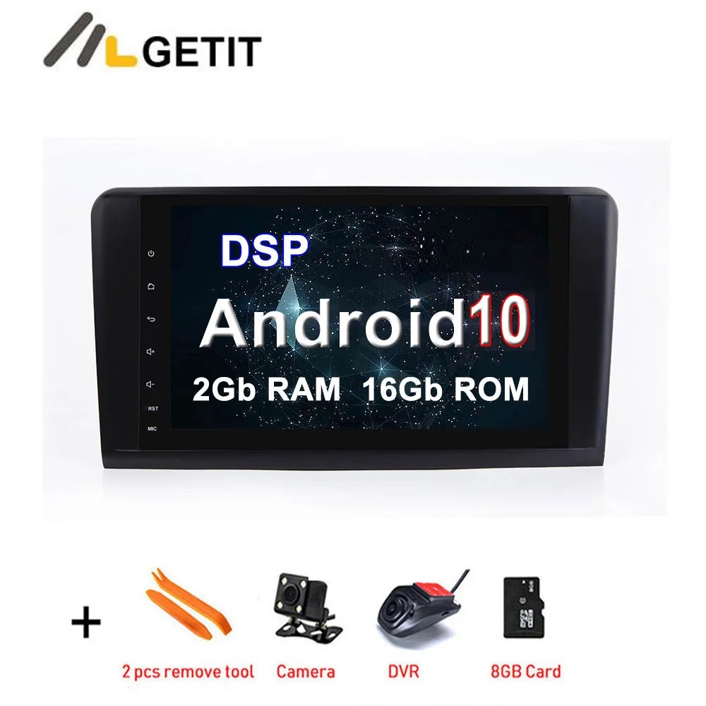 Автомагнитола 9 &quotDSP Android 10 мультимедийная стерео система с GPS Wi Fi Bluetooth для Mercedes/Benz
