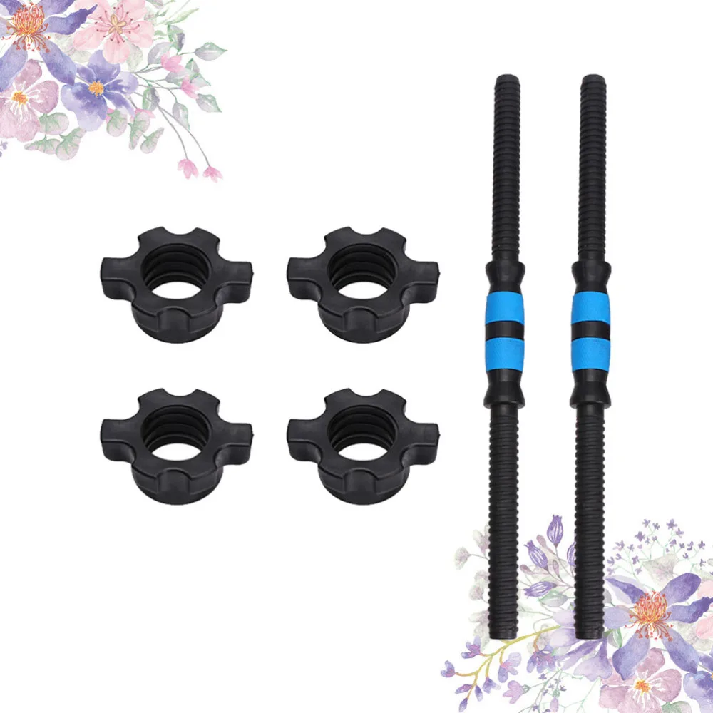 1 Set 50cm Dumbbell Bar Barbell Connecting Rod Hand Bell Grip Household Fitness Equipment for Home Gym Use (2pcs Dumbbel | Спорт и