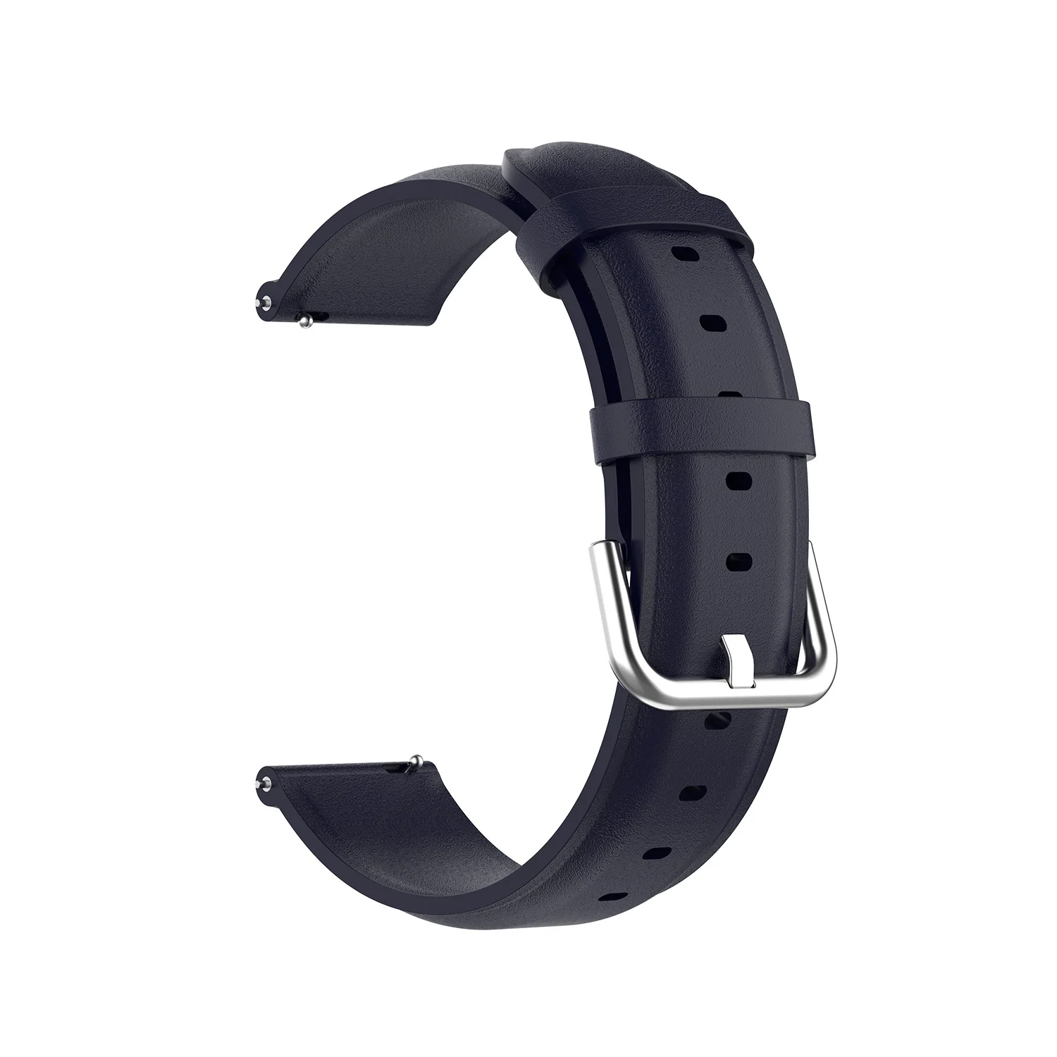 

For Samsung Galaxy Watch Active 2 Watch 3 leather strap For Huawei Watch GT 2 Magic 2 46mm Colors Black For Garmin Active 3 4 4S