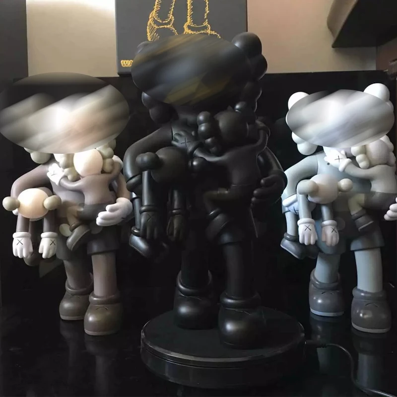 

38cm Bear Bricklys Clean Slate Action Figures Street Style Decora Blocks Bears PVC Dolls Collectible Models Toys