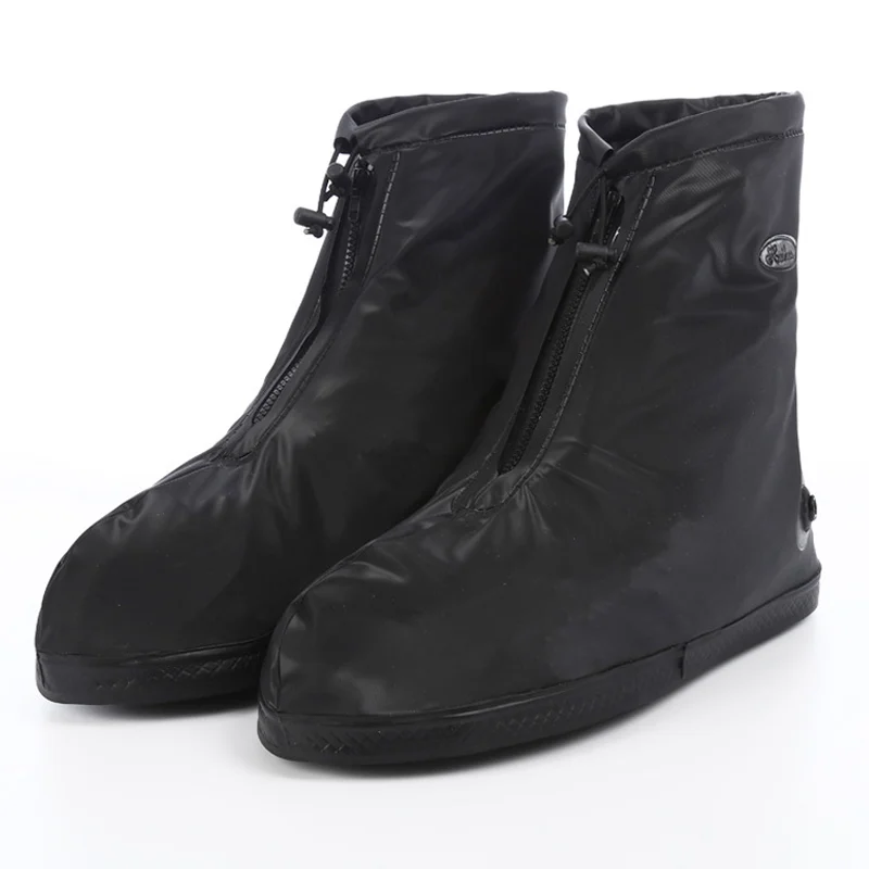 

Women Rain Boots Man Concise Black Transparent White Shoes Cover Waterproof Unisex Reusable Easy to Carry Rain Boots