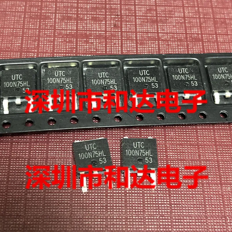 

5 шт., 100 n75hl мелкозернистый TO-252 75V 100A