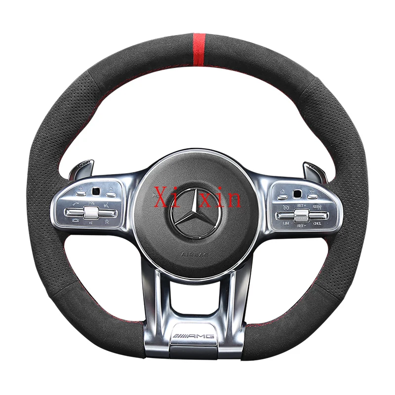 

Чехол на руль для Mercedes-Benz AMG A35, C43, e53, S63, GLE G63