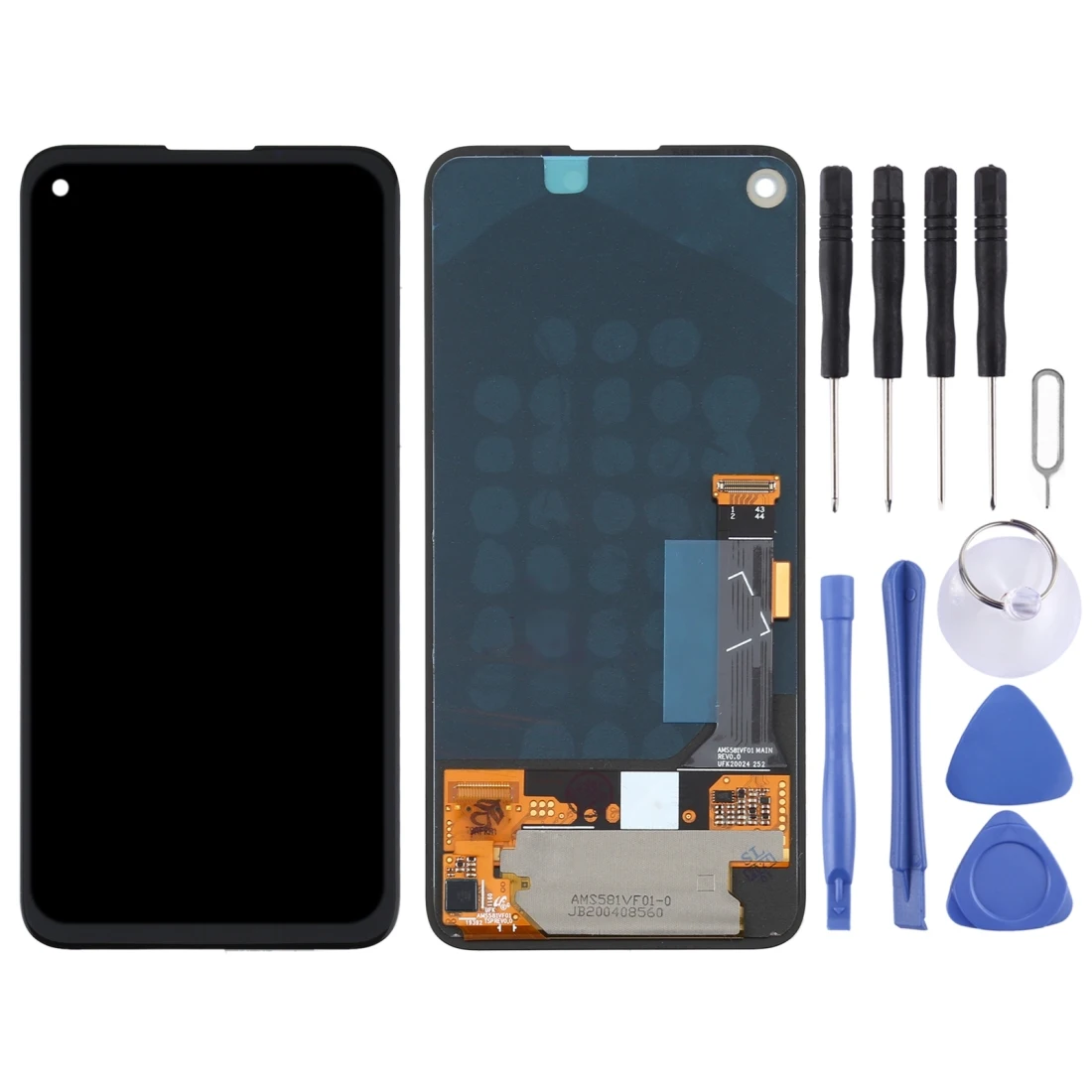 IPartsBuy-pantalla LCD Original y digitalizador, montaje completo para Google Pixel 4a G025J-1