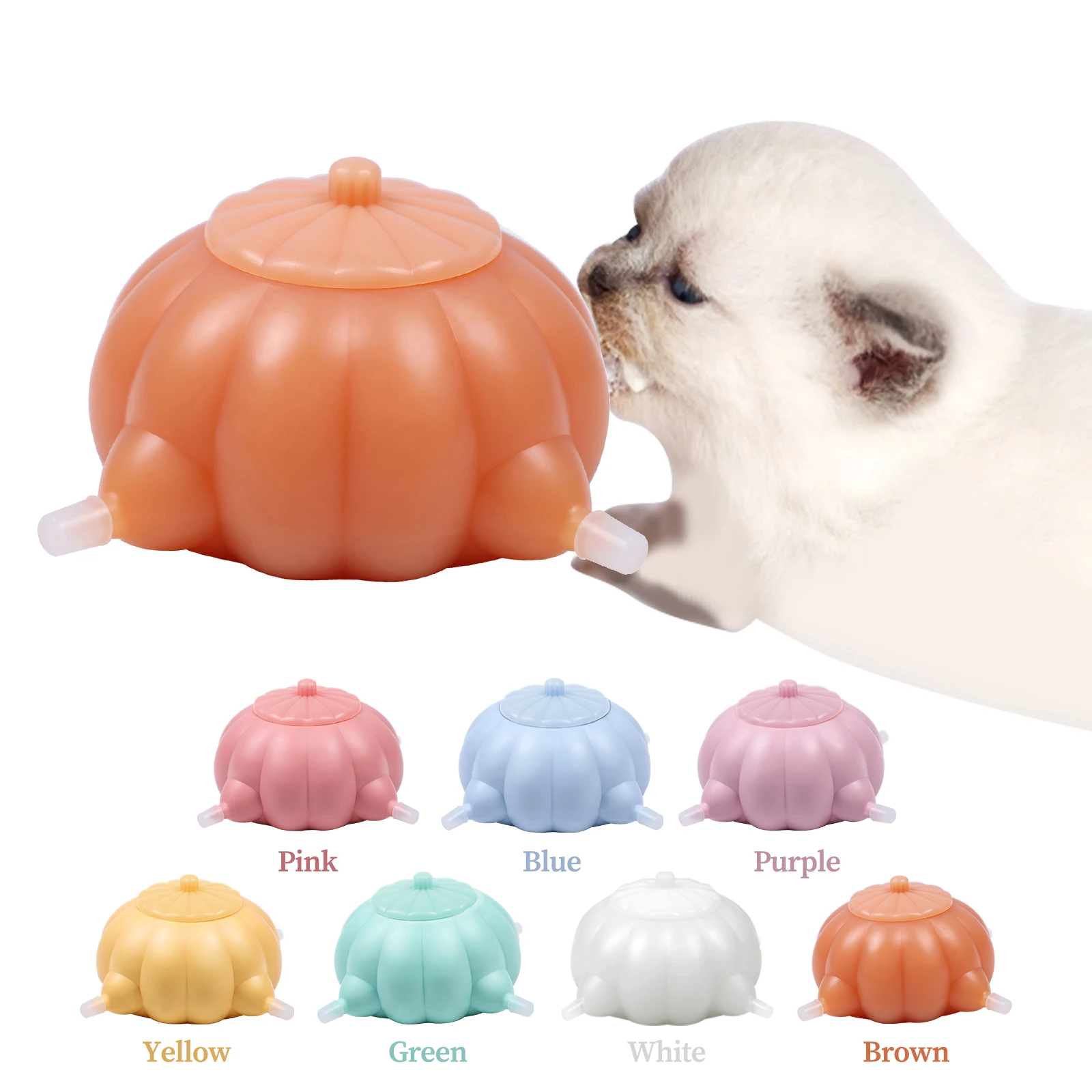 Alimentador de leche para perros, cachorros y gatitos pez&oacute;n para, taz&oacute;n de lactancia, estaci&oacute;n de alimentaci&oacute;n, botella, alimentador, 600ML/300ML-3